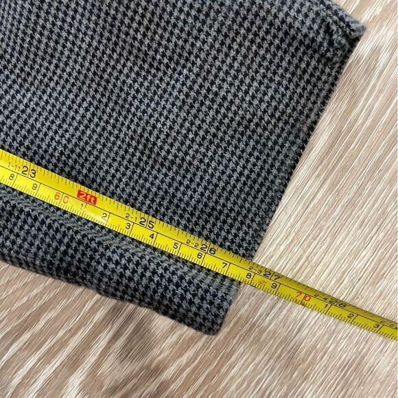 Massimo Dutti Gray Houndstooth Cotton Sweatpants Treasure sz US4 - Picture 8 of 9